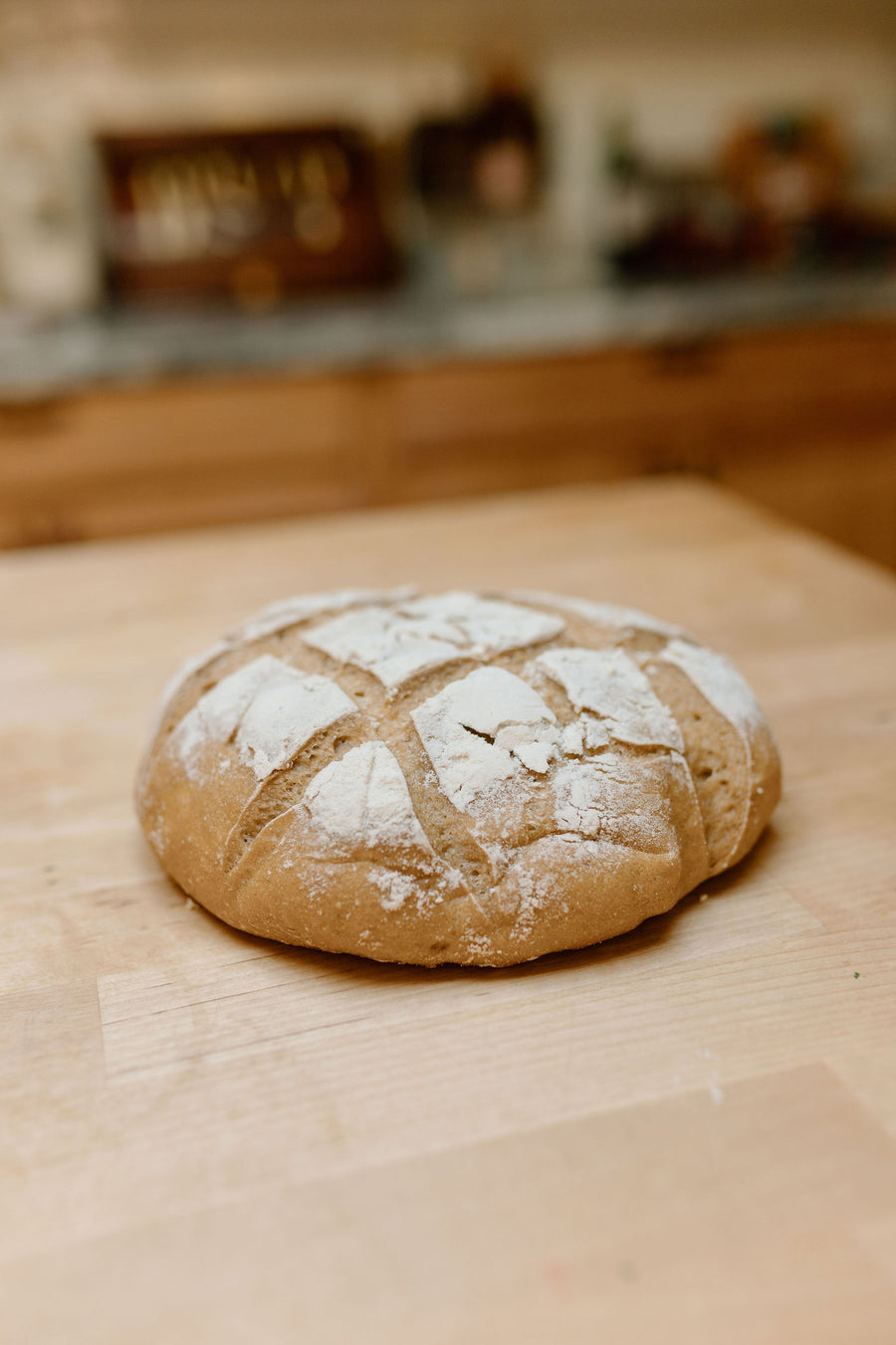 GF dough (gluten-free, vegan organic sourdough bread)
